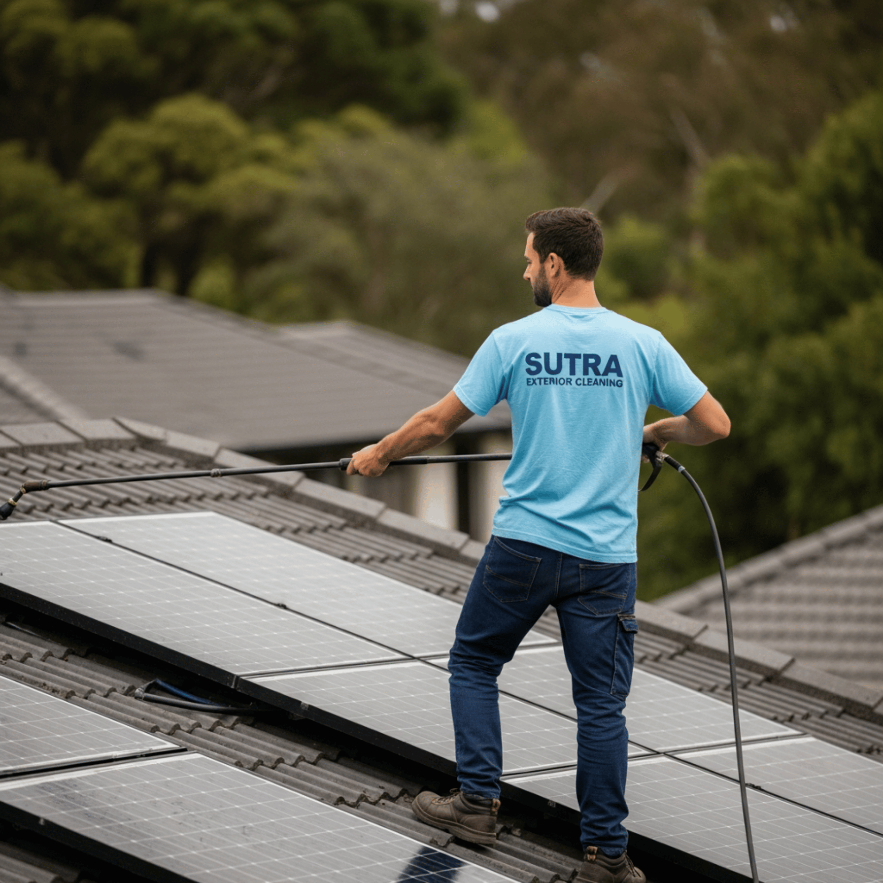sutra exterior cleaning staff solar cleaning